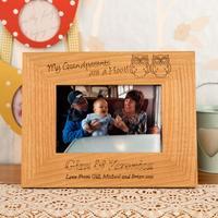 Personalised Grandparents Oak Frame