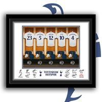 Personalised Tottenham Hotspur Dressing Room Framed Print