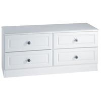 Pembroke 4 Drawer Bed Box White