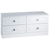 Pembroke 4 Drawer Bed Box Cream