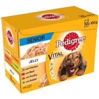 Pedigree Pouch Healthy Vitality In Jelly Senior Dog Food