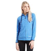 Peter Storm Women's Full Zip Hooded Microfleece - Blue, Blue