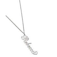 Personalised 18 Inch Silver Necklace