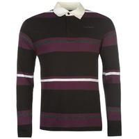 Pierre Cardin Long Sleeve Rugby Polo Shirt Mens