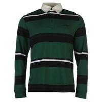 Pierre Cardin Long Sleeve Rugby Polo Shirt Mens