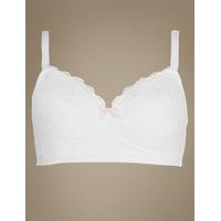 Post Surgery Helanka Lace Overlaid Non-Padded Bra B-G