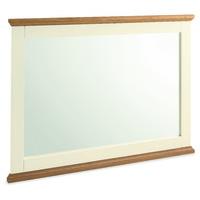 Provence Two Tone Wide Wall Mirror - 108 x 88cm