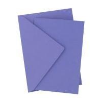 Purple A6 Cards and Envelopes 5 Pack