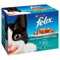 PURINA® FELIX® Adult Cat Meaty Loaf Meat Selection Food Wet Pouch