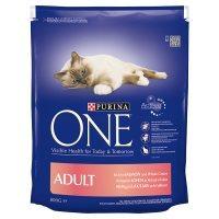 Purina ONE Adult Cat rich in salmon & whole grains dry food