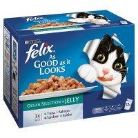 PURINA® FELIX®As Good As It Looks Adult Cat Ocean Selection Wet Food Pouch