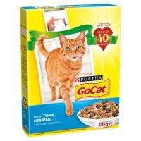 PURINA® GO-CAT® ADULT Cat with Tuna, Herring & added Vegetables dry food