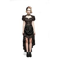 Punk Rave Q-315 Women's Sexy Vintage Punk Gothic Sheath Independent design Dress