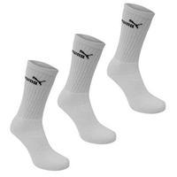 Puma 3 Pack Crew Socks Mens