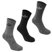 Puma 3 Pack Crew Socks Mens