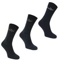 Puma 3 Pack Crew Socks Mens