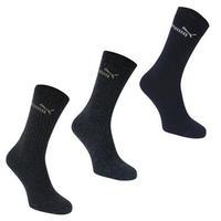 Puma 3 Pack Crew Socks Mens