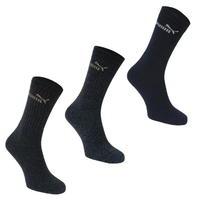 Puma 3 Pack Crew Socks Mens