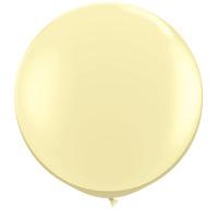 Qualatex 05 Inch Round Plain Latex Balloon - Ivory Silk