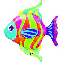 Qualatex 43 Inch Shaped Foil Balloon - Fashionable Fish