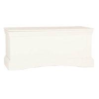 Quebec Ottoman Storage Box In Cream