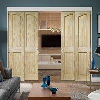 Quad Telescopic Pocket Rio 4P Clear Pine Door