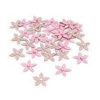 Raspberry Ice Paper Star Florettes 40 Pack