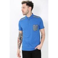 Rawcraft Collar Neck Cap Sleeves Pocket T Shirt