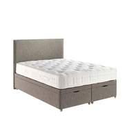 Relyon Salisbury Ortho 1000 Pocket Divan Set 3297 Platinum Fabric Base 2 Drawer standard Firm King