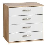 Regal 4 Drawer Chest Cocobola And Oak