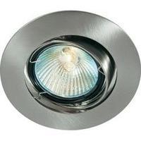 Recess-mount bracket HV halogen G5.3 35 W Basetech CT-3107 MR16, chrom geb. Iron (brushed)