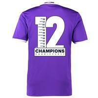 Real Madrid Away Shirt 2016-17 with Champions 12 printing, Purple