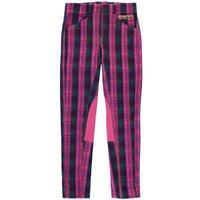 Requisite Tartan Jodhpurs Junior Girls