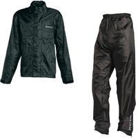 Richa Rain Vent Waterproof Motorcycle Jacket and Trousers Black Kit