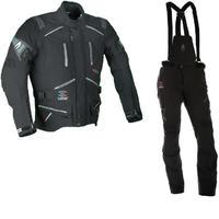 Richa Touring C-Change Motorcycle Jacket & Trousers Black Kit