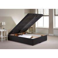 Richworth Ottoman Divan Bed Frame Charcoal Chenille Fabric Super King 6ft