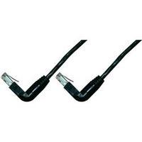 RJ49 Networks Cable CAT 5e S/UTP 0.50 m Black incl. detent Dätwyler