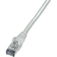 RJ49 Networks Cable CAT 6 S/FTP 30 m Grey Flame-retardant, incl. detent Digitus Professional