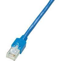 RJ49 Networks Cable CAT 5e S/UTP 0.50 m Blue Flame-retardant, incl. detent Dätwyler