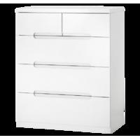 Rockefeller 3+2 Drawer Chest - White