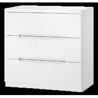 Rockefeller 3 Drawer Chest - White