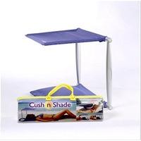 Roll and Fold Cush n Shade Portable Sunshade and Cushion New Model Green