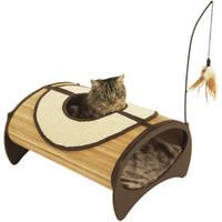 Rosewood Jolly Moggy Natural Bamboo Cat Pod