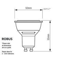 Robus 3.5W Emerald LED GU10 - Cool White