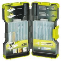 Ryobi 5132002261 RAK20JB Jigsaw Blade Set of 20