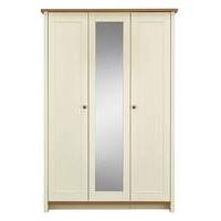 Salcombe 3 Door Mirrored Wardrobe