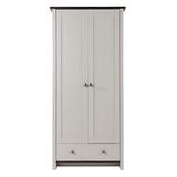 Salcombe 2 Door 1 Drawer Wardrobe