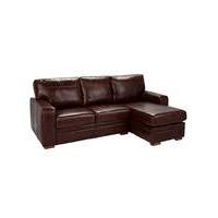 Salibsury Leather Right Hand Chaise