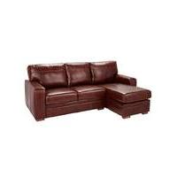 Salibsury Leather Right Hand Chaise