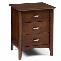 Santiago 3 Drawer Bedside Cabinet